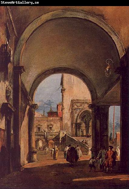 Francesco Guardi An Architectural Caprice